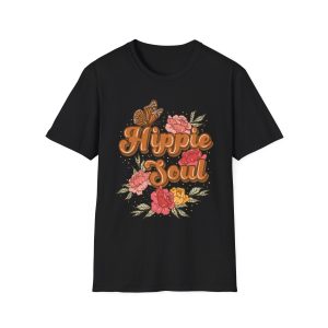 Hippie Floral Womens Tee, Hippie Shirt, Hippie Soul T-shirt