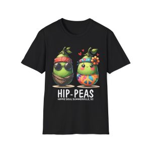 Funny Hip-Peas T-shirt, Flower Child Shirt, Bohemian Tee
