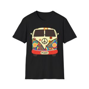 Vintage Hippie Shirt, Hippie Car Shirt, Van Bus T-shirt